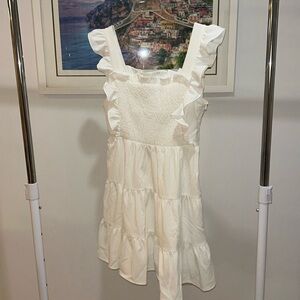 Line and dot summer dress size S